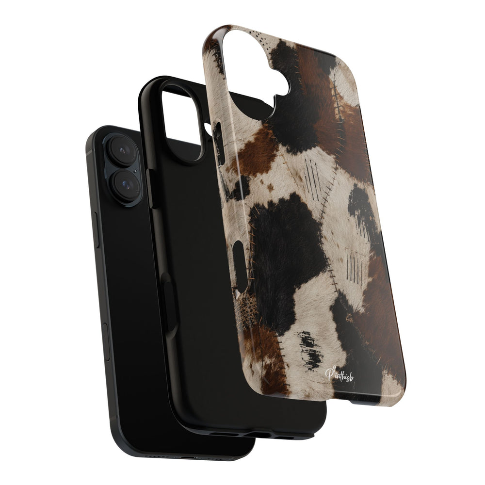 Brown & Black Animal Print Tough Case