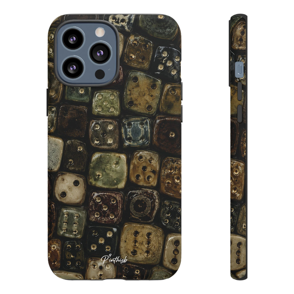 Vintage Dice Tile Phone Case