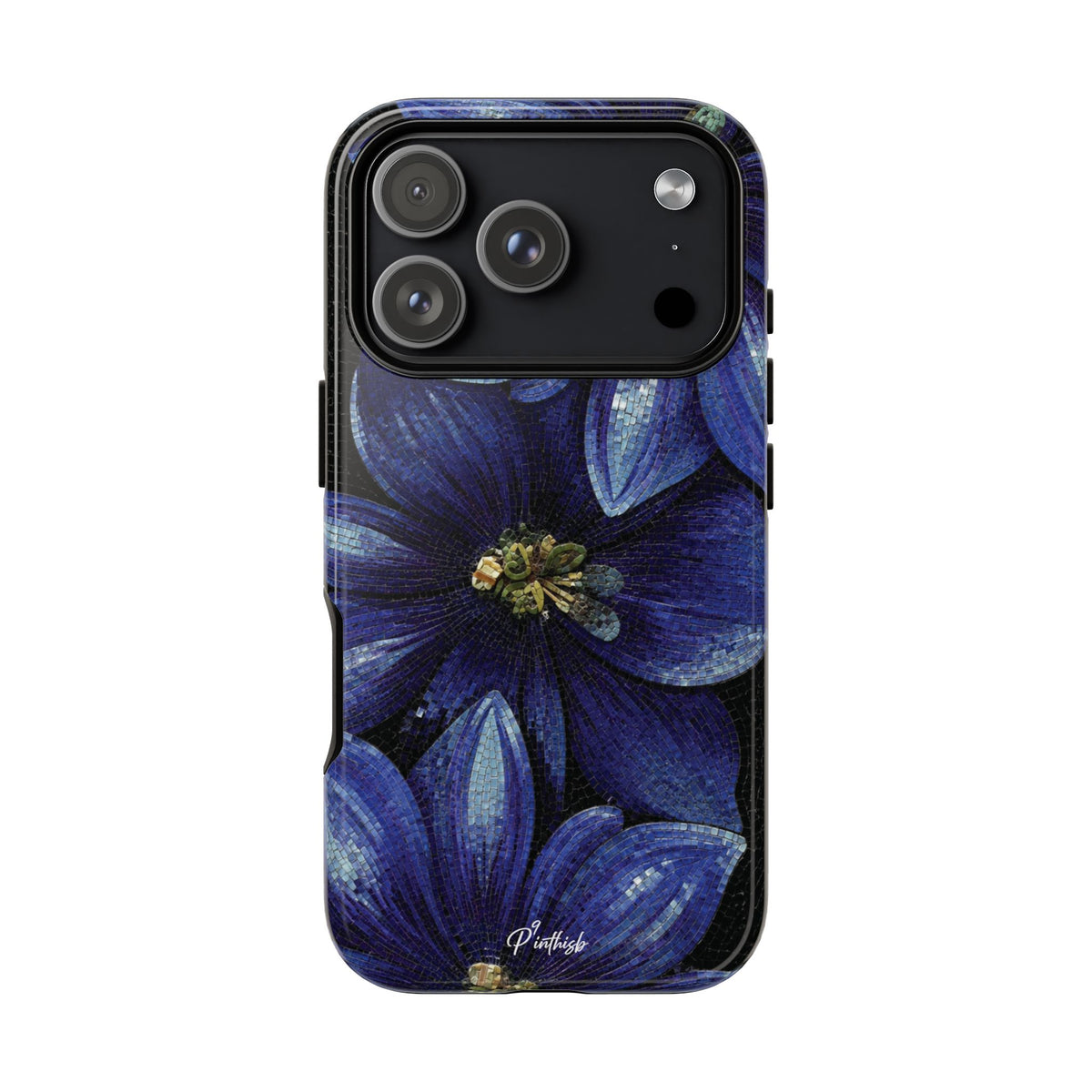 Blue Floral Tough Case