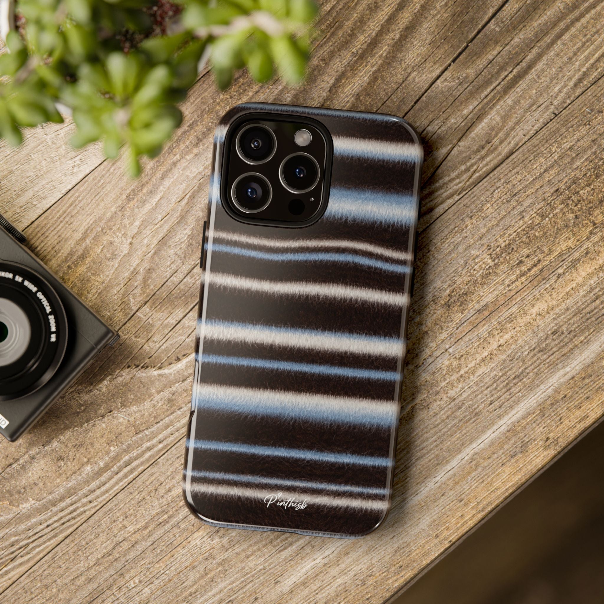 Striped Wave Tough Case