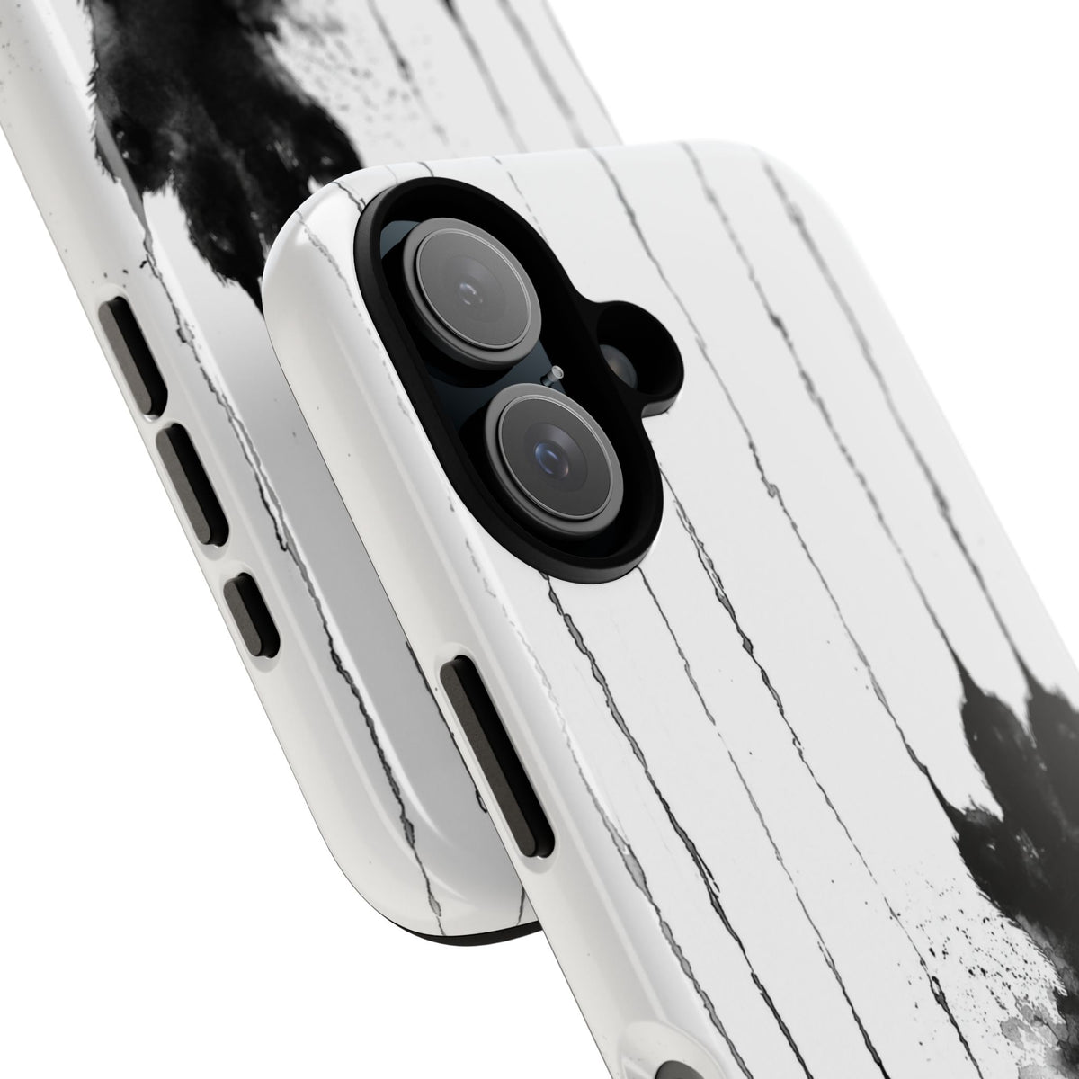 Black Ink Paw Print Tough Case