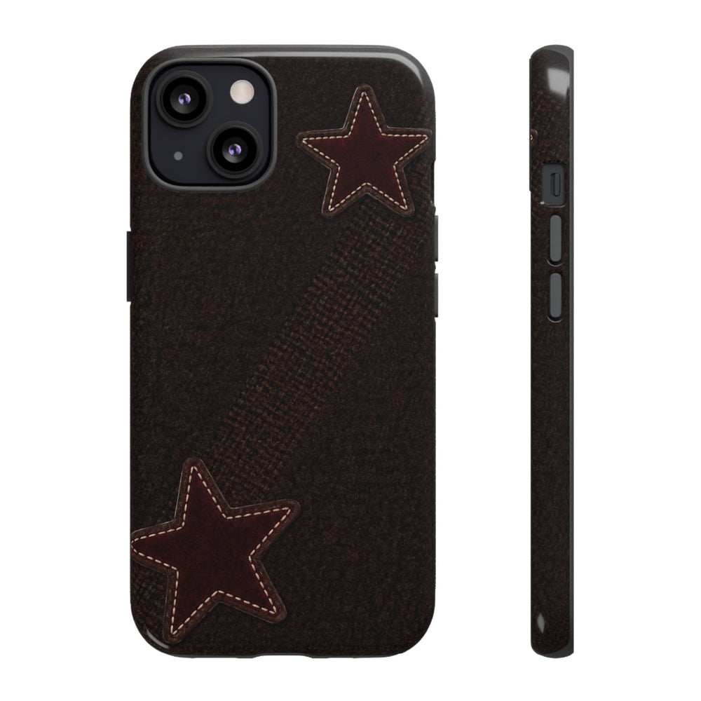 Rustic Stitched Star Phone Case