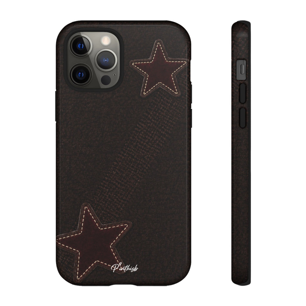 Rustic Stitched Star Phone Case