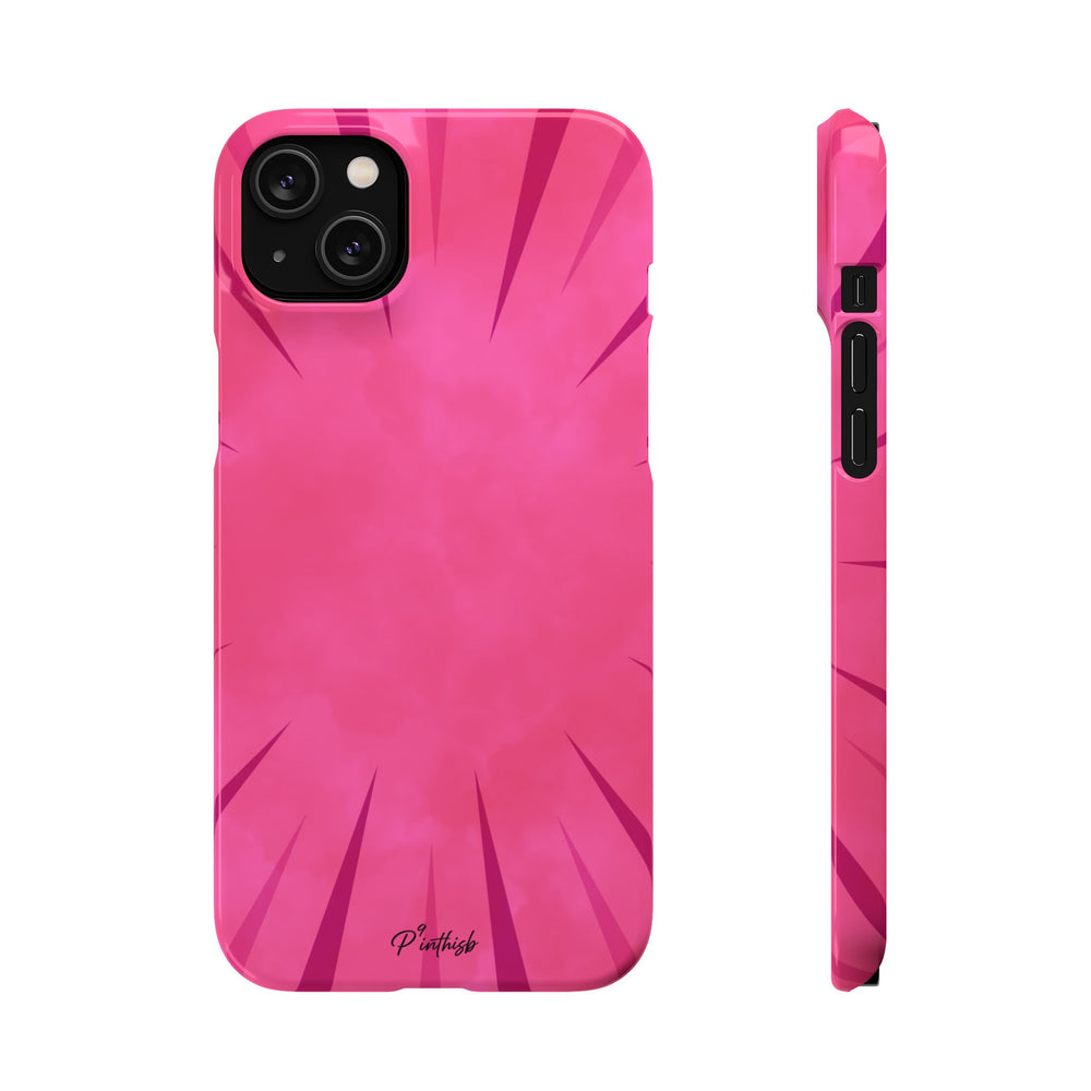 Pink Burst Snap Phone Case