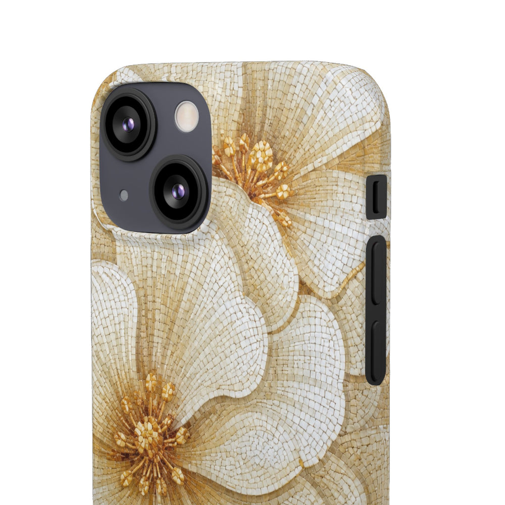 Floral Gold Bloom Snap Case