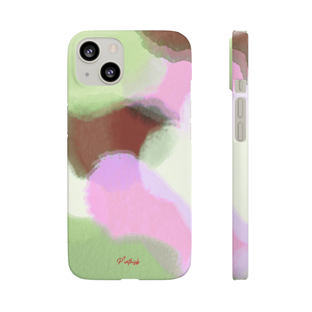 Abstract Pastel Camouflage Snap Phone Case