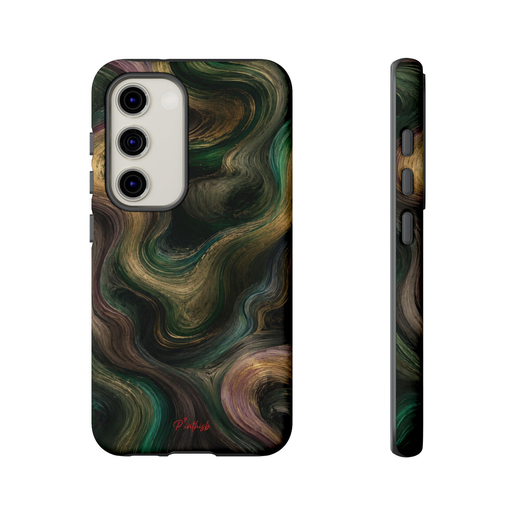 Marbled Forest Tough Phone Case