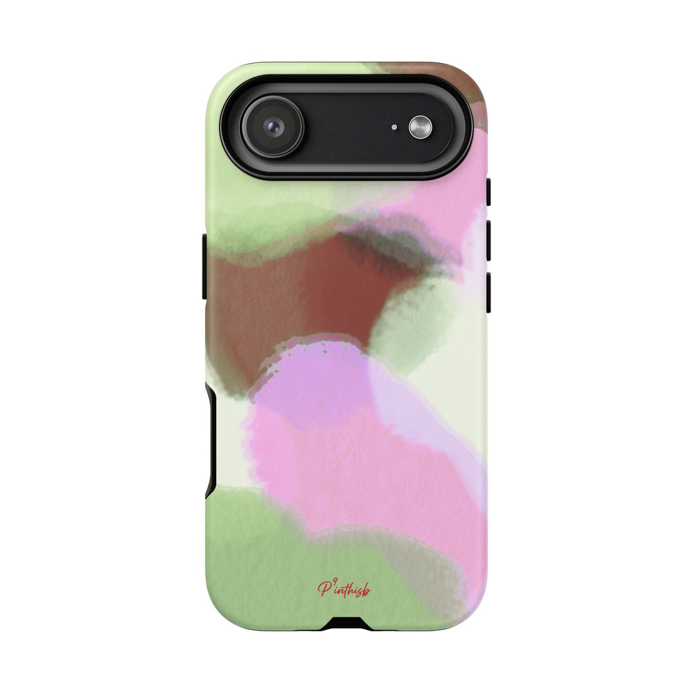 Abstract Pastel Camouflage Tough Phone Case