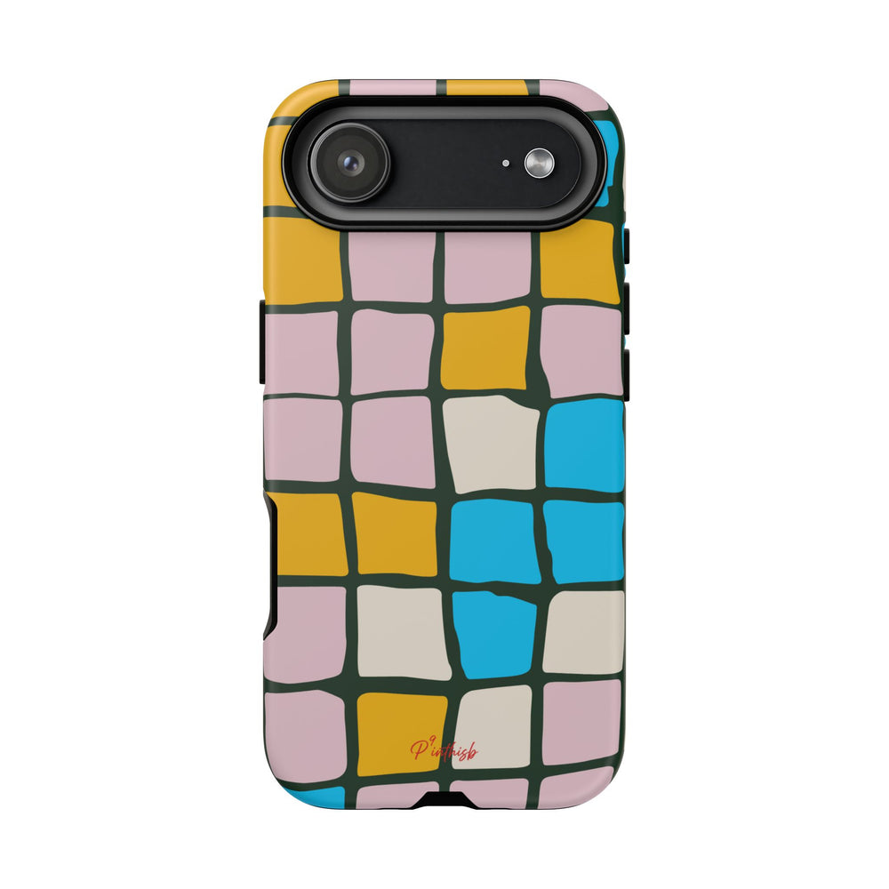 Color Grid Tough Phone Case