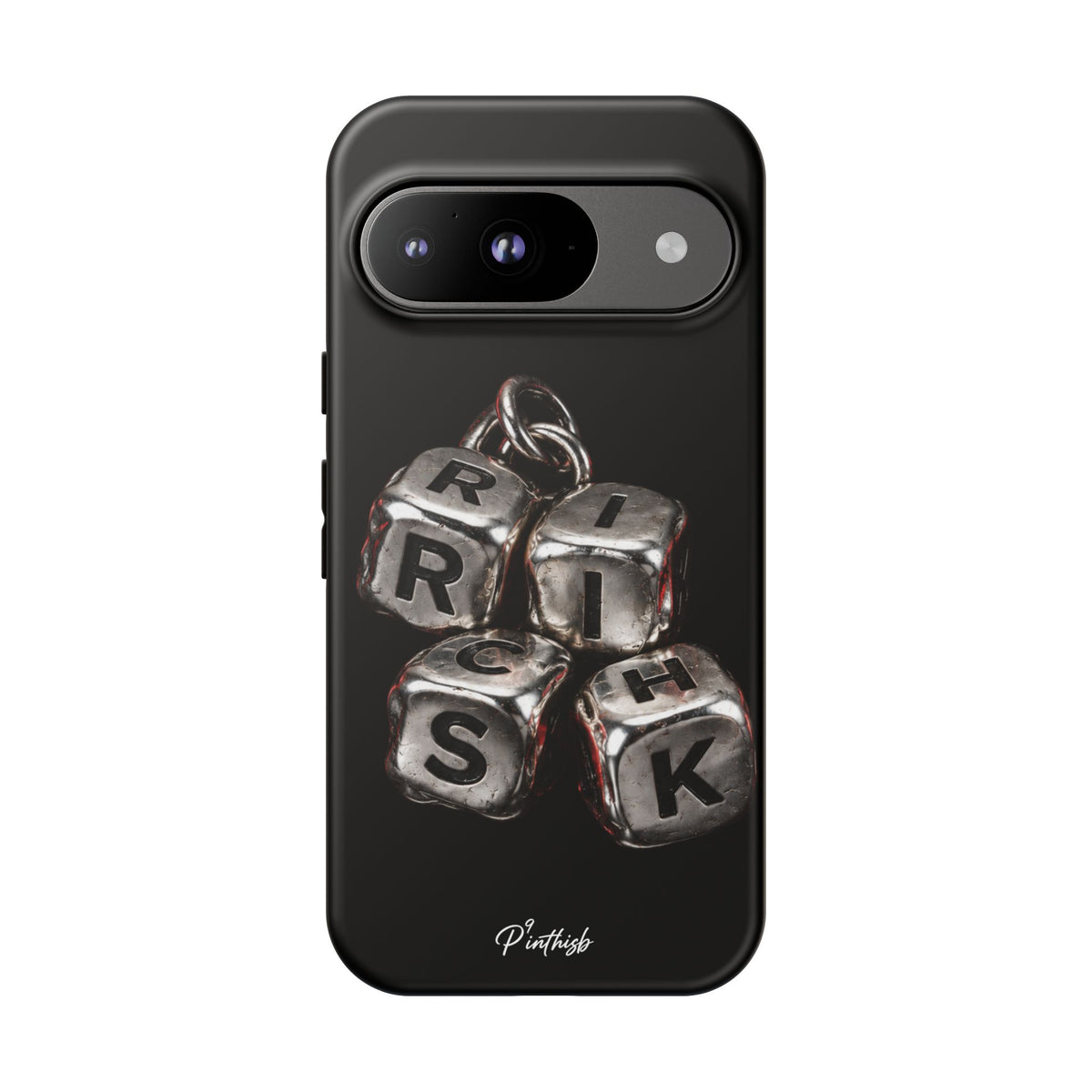 Metallic Dice 'RISK' Phone Case