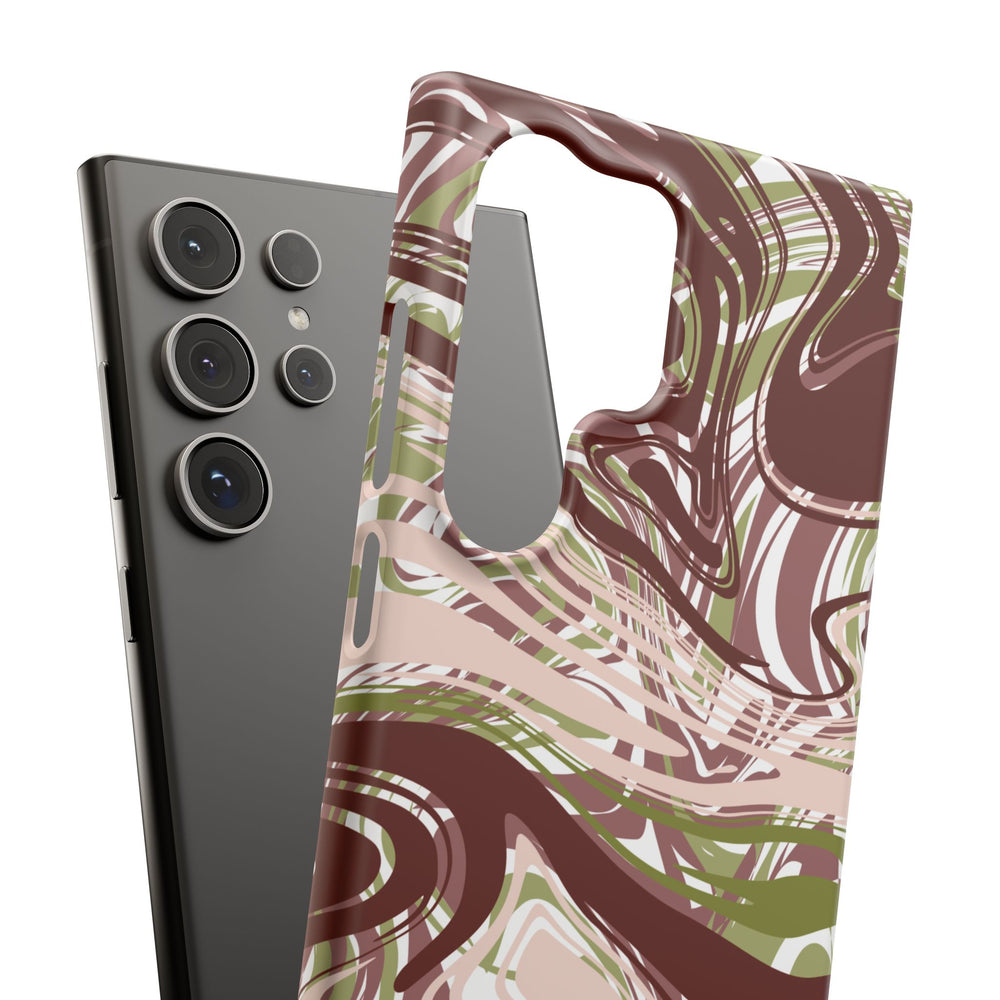 Abstract Marbled Snap Phone Case