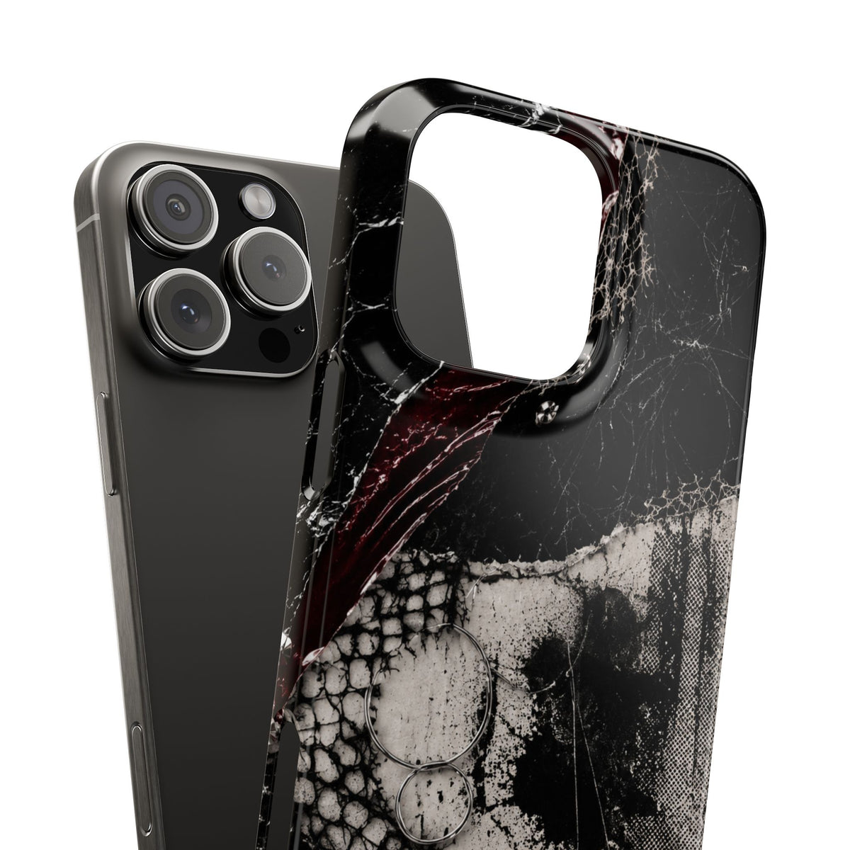 Midnight Static Snap Phone Case