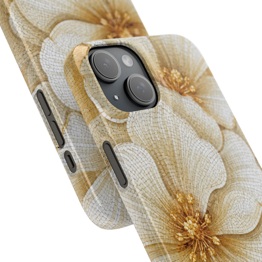 Floral Gold Bloom Snap Case