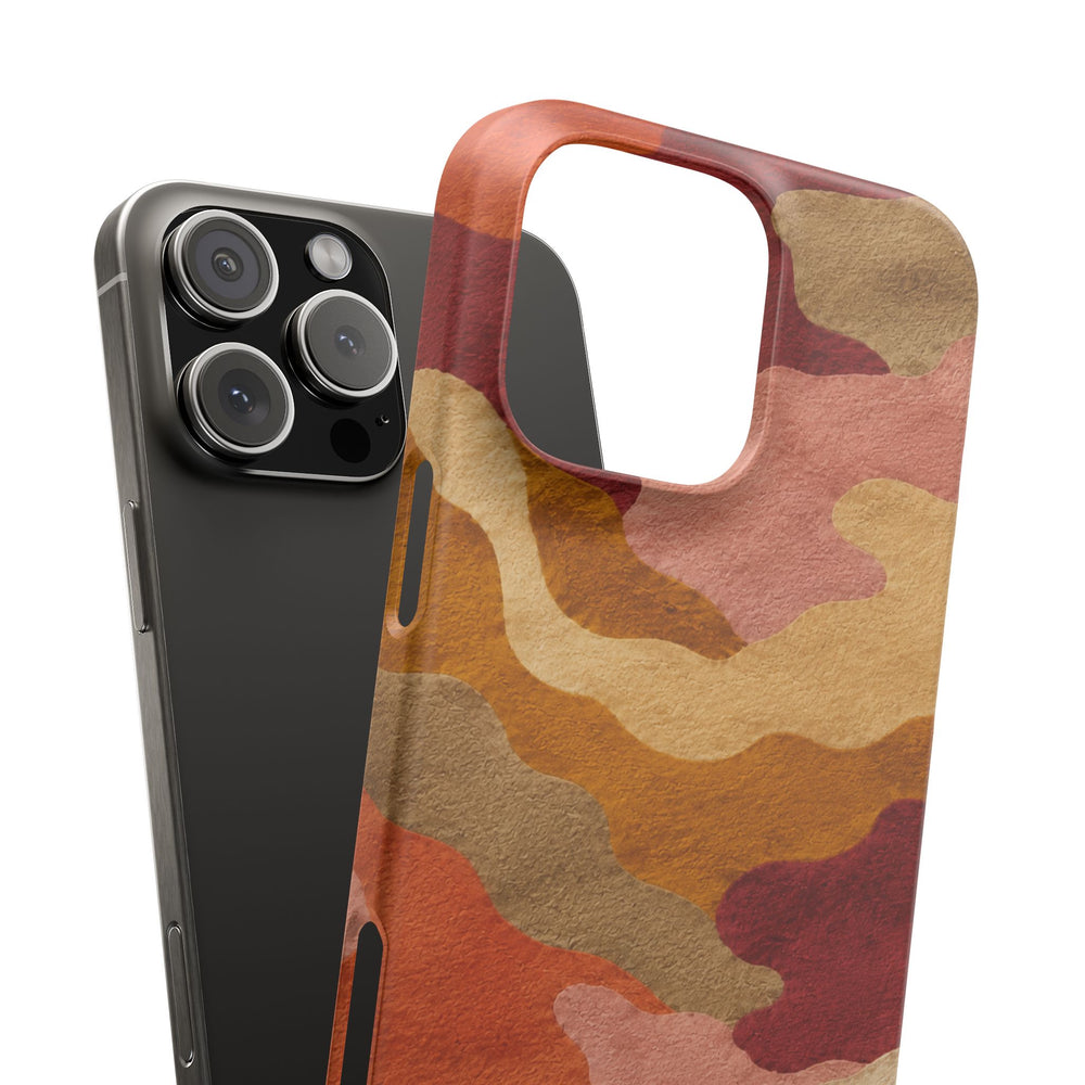 Watercolour Camo Snap Case
