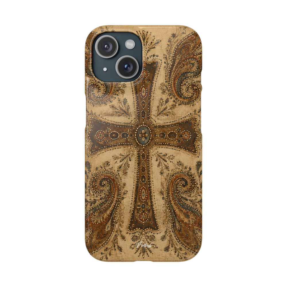 Cross Paisley Snap Case