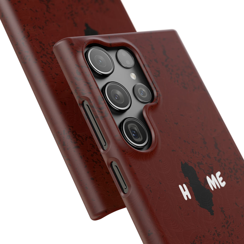 "HOME" Albania Snap Case