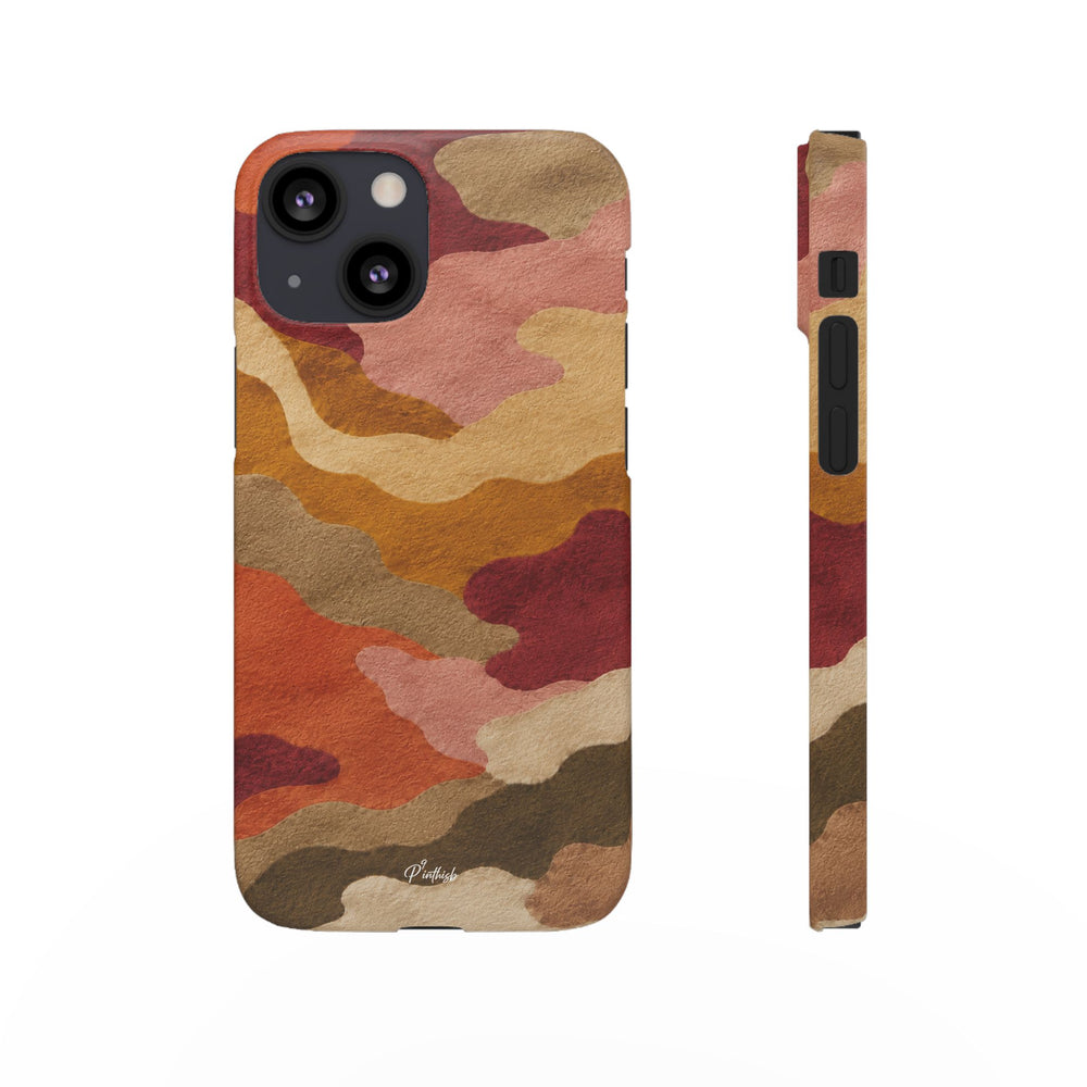 Watercolour Camo Snap Case
