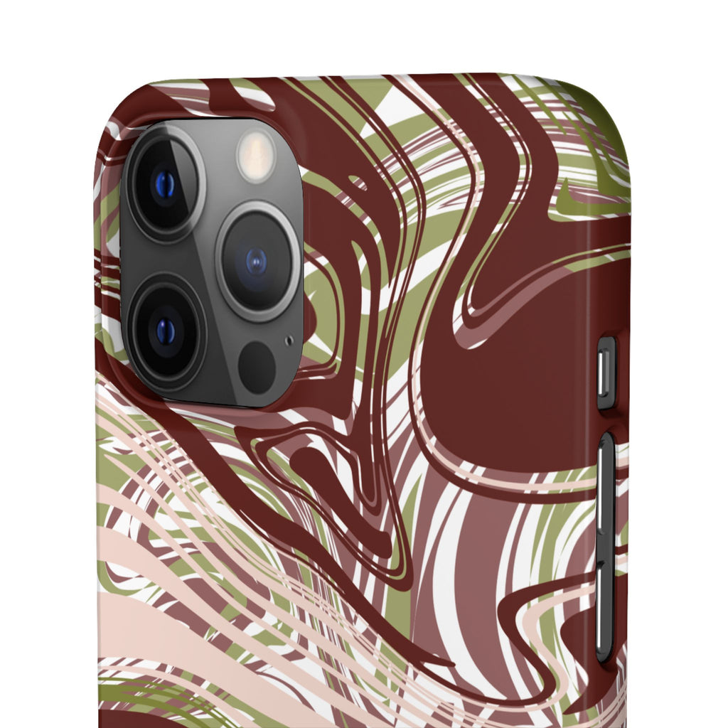 Abstract Marbled Snap Phone Case