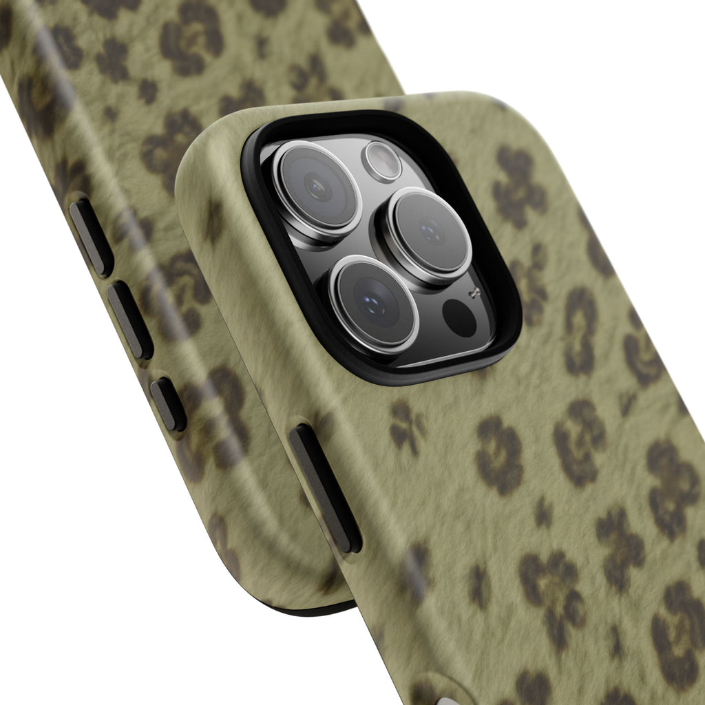 Olive Leopard Print Tough Case