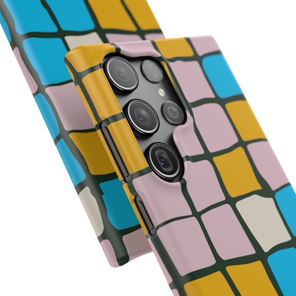 Color Grid Snap Phone Case