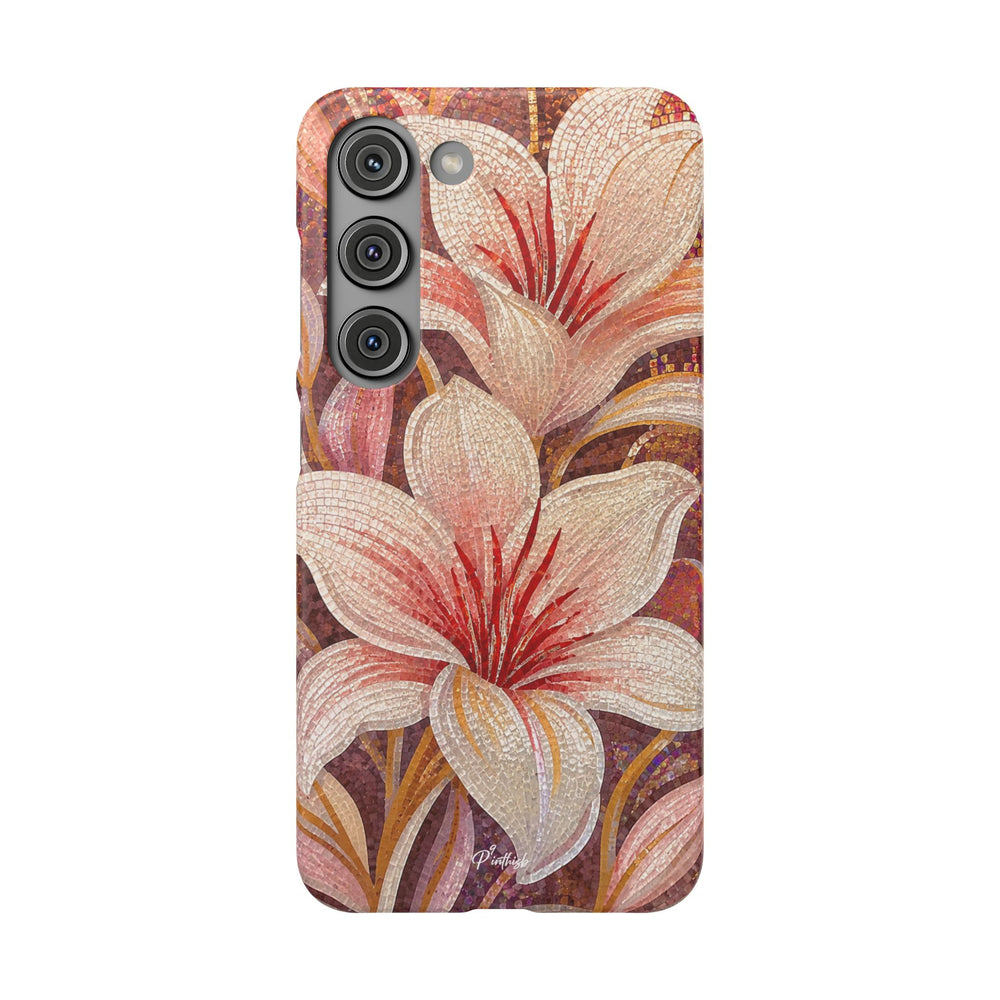 Floral Lily Snap Case
