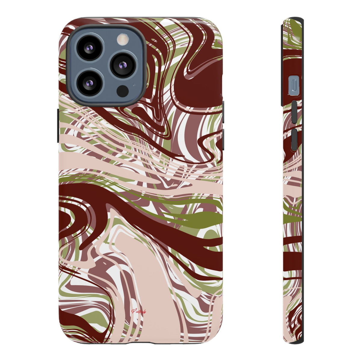 Abstract Marbled Tough Phone Case