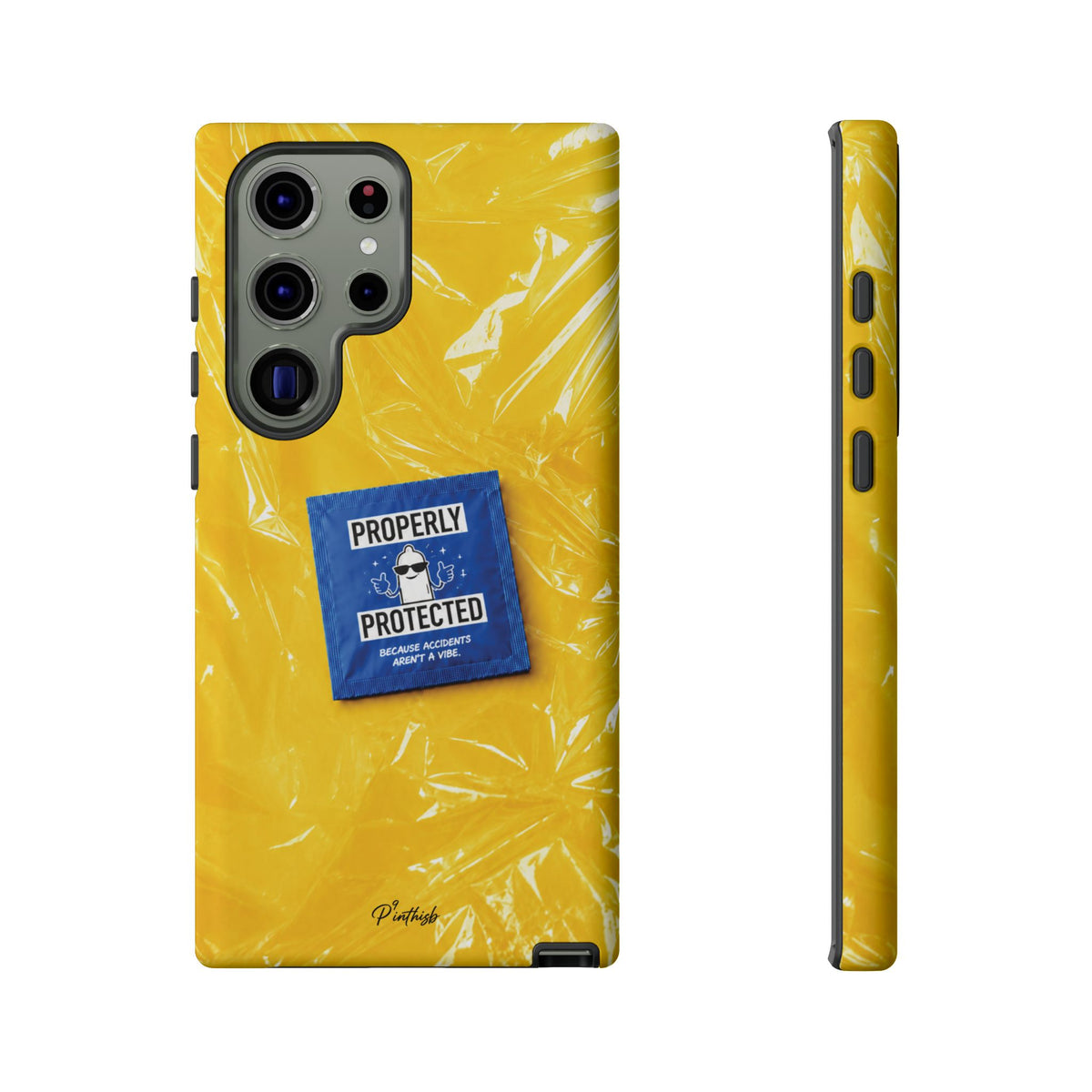 "Properly Protected" Graphic Phone Case