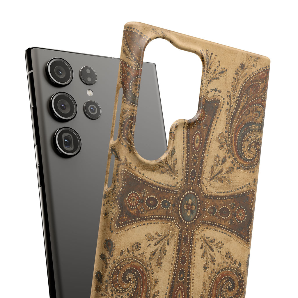 Cross Paisley Snap Case