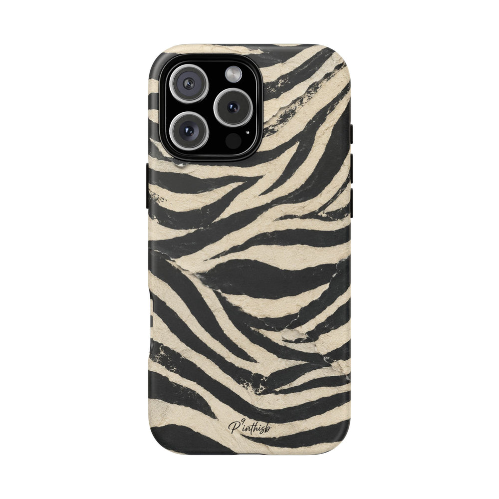 Zebra Stripe Tough Phone Case