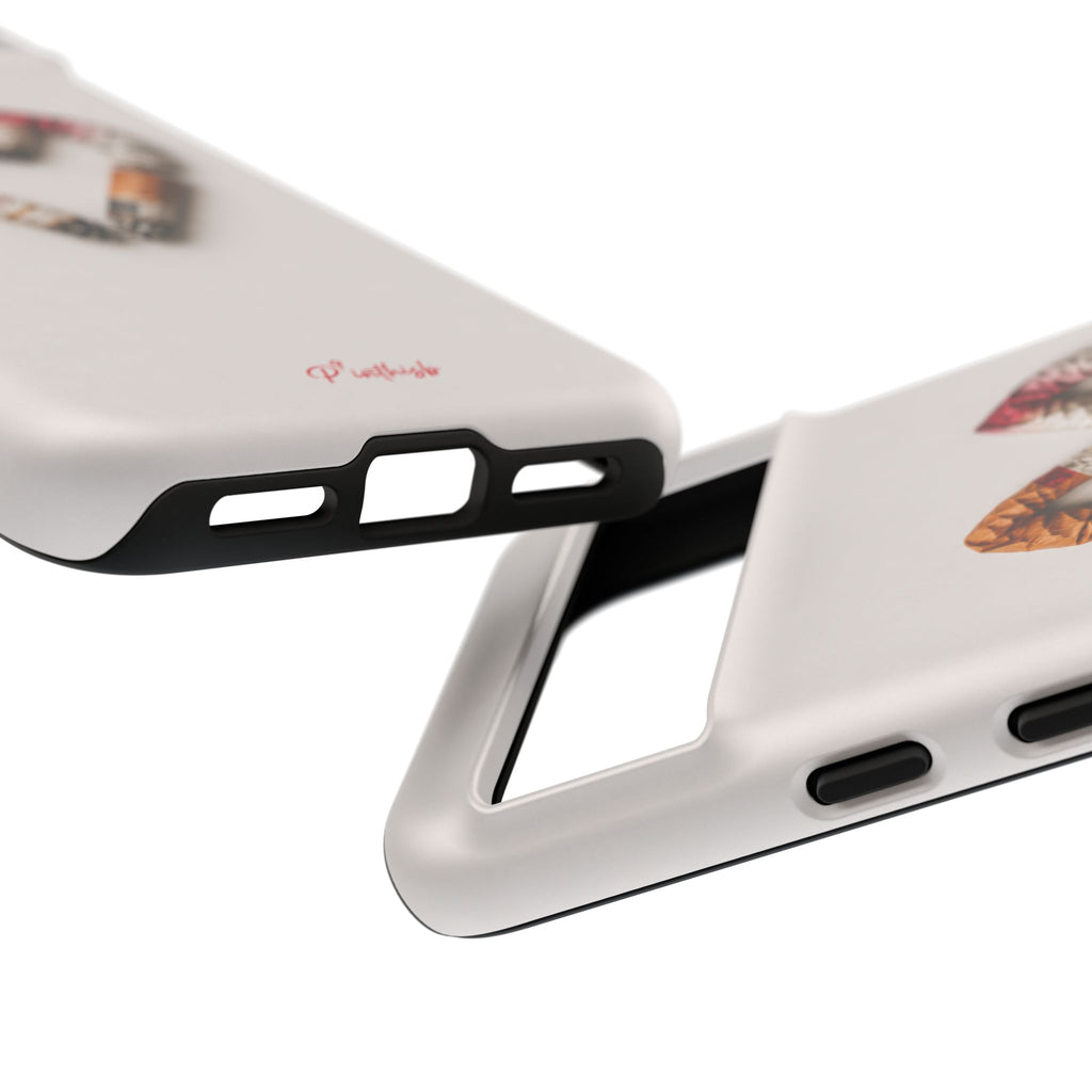 Cigarette Butts Heart Tough Case