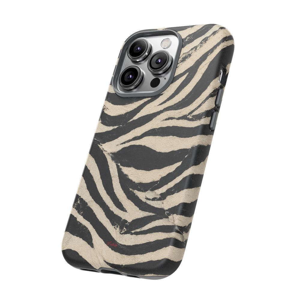 Wavy Peach & Mauve Tough Case