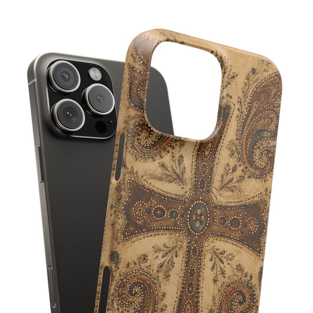 Cross Paisley Snap Case
