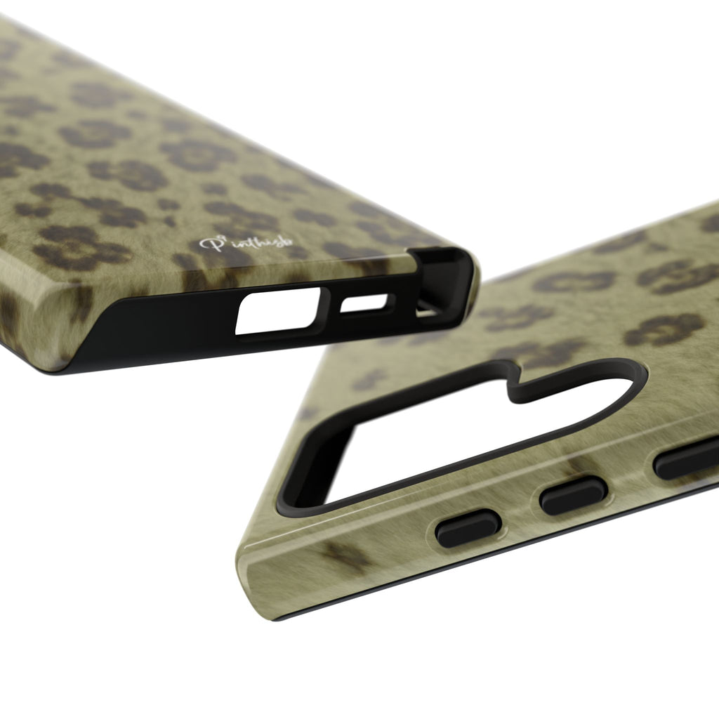 Olive Leopard Print Tough Case