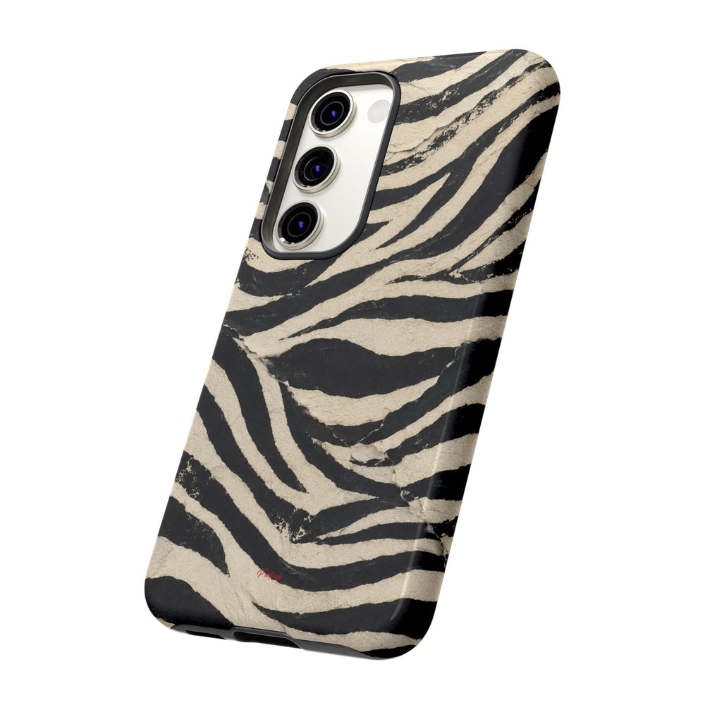 Wavy Peach & Mauve Tough Case