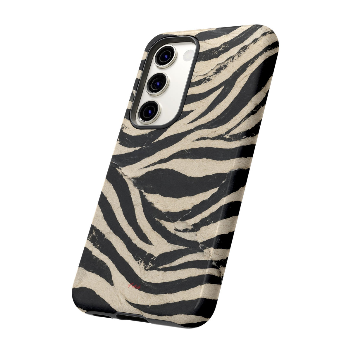 Wavy Peach & Mauve Tough Case