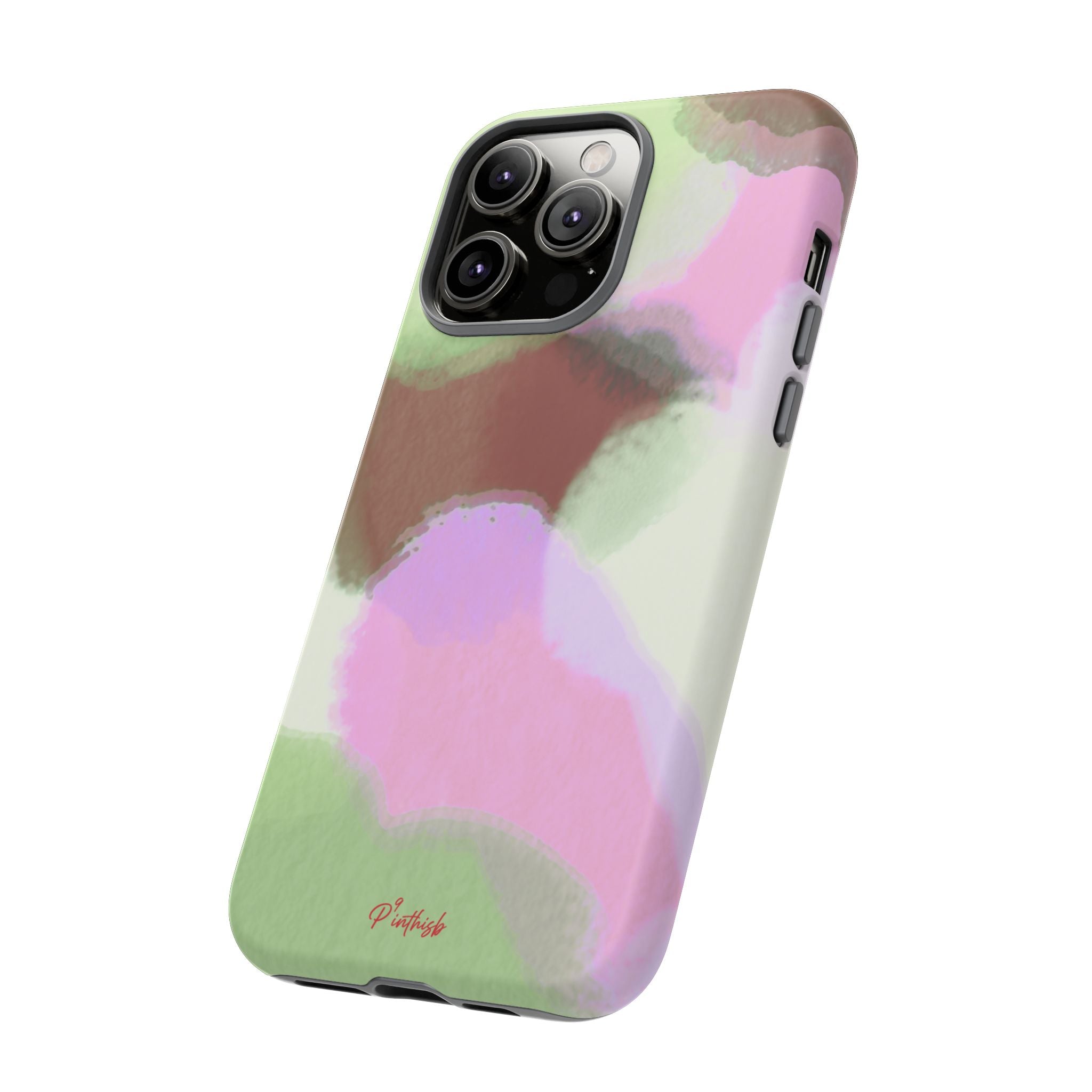 Abstract Pastel Camouflage Tough Phone Case