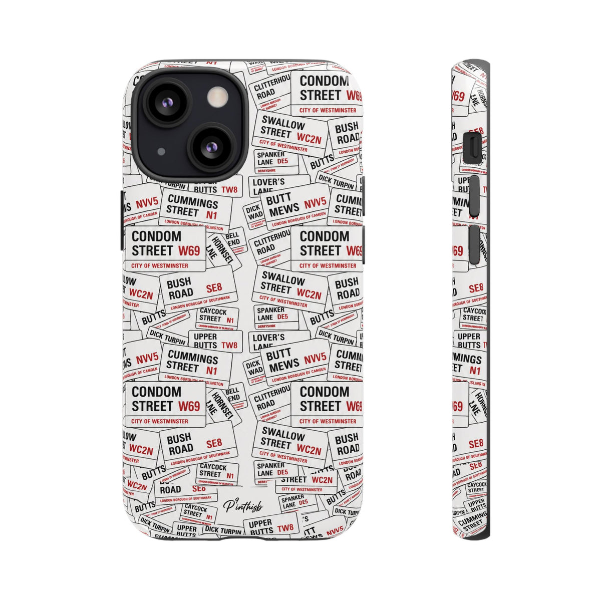 Cheeky London Street Signs Phone Case