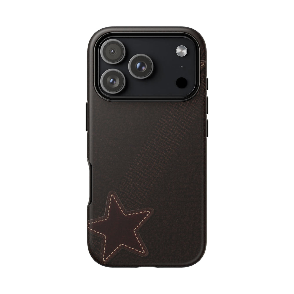 Rustic Stitched Star Phone Case