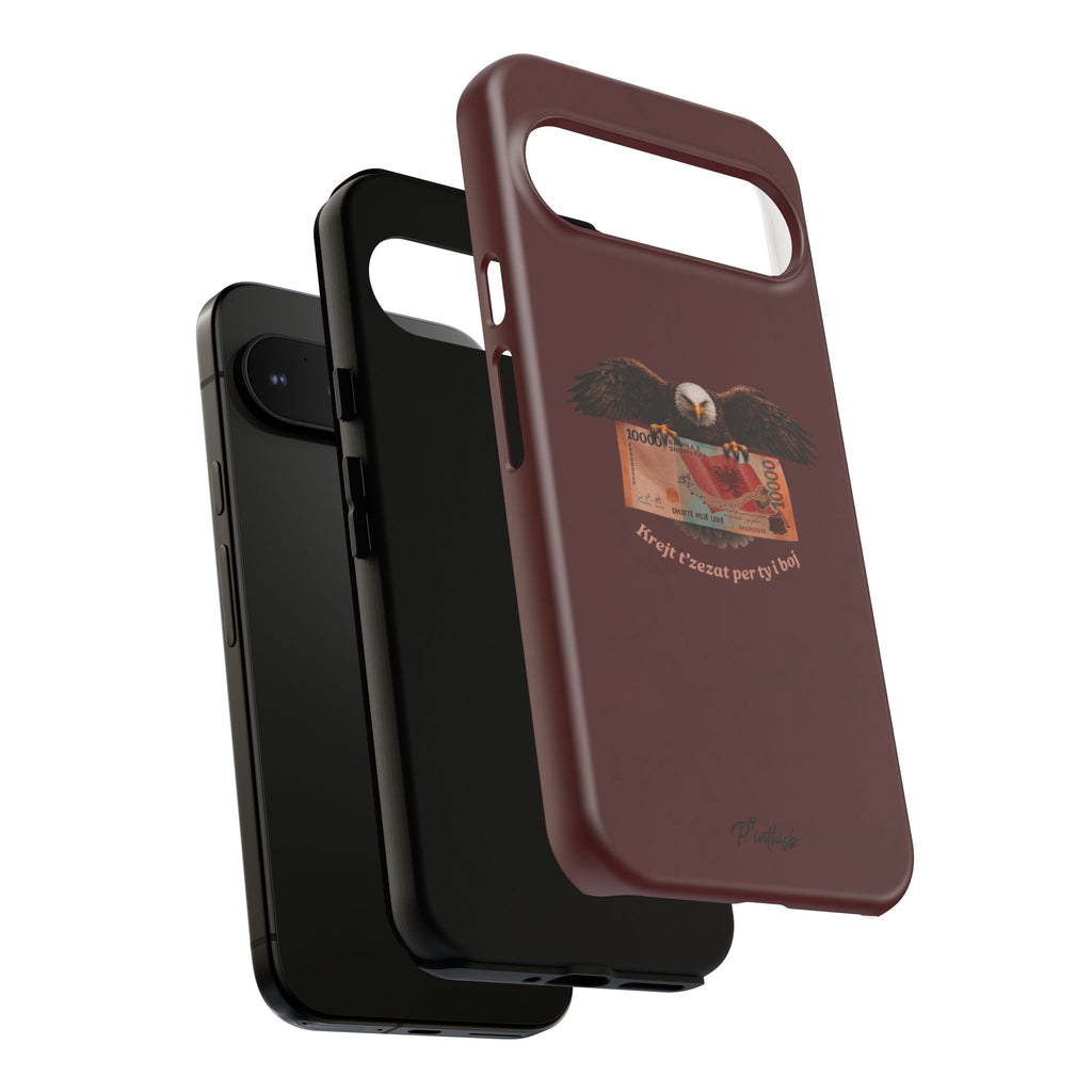 "Krejt t'zezat për ty i boj" Albanian Tough Phone Case