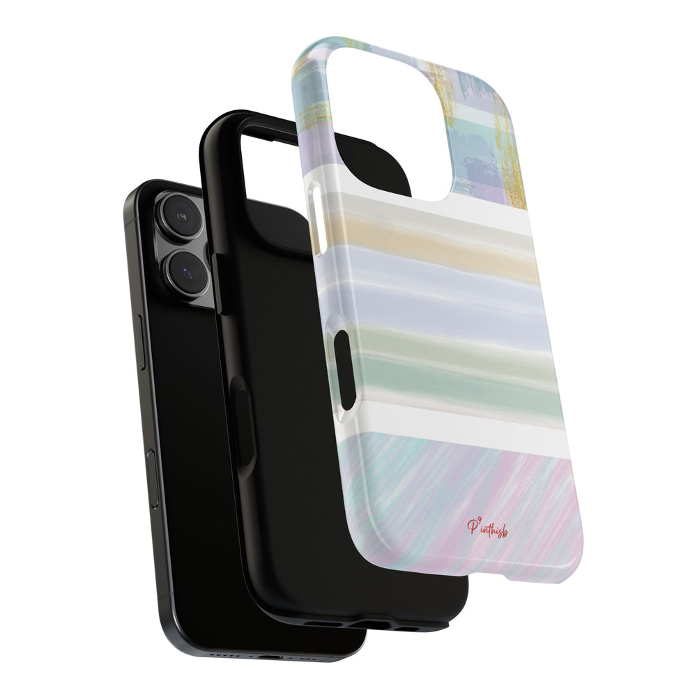 Pastel Stripe Tough Phone Case
