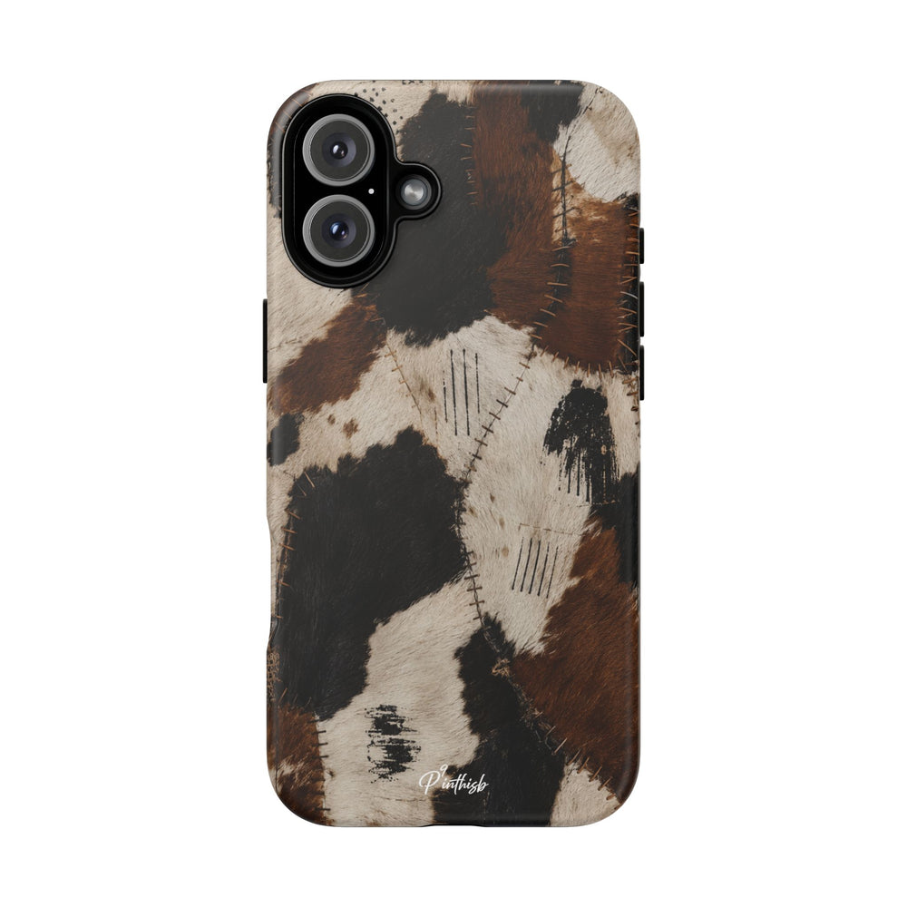 Brown & Black Animal Print Tough Case