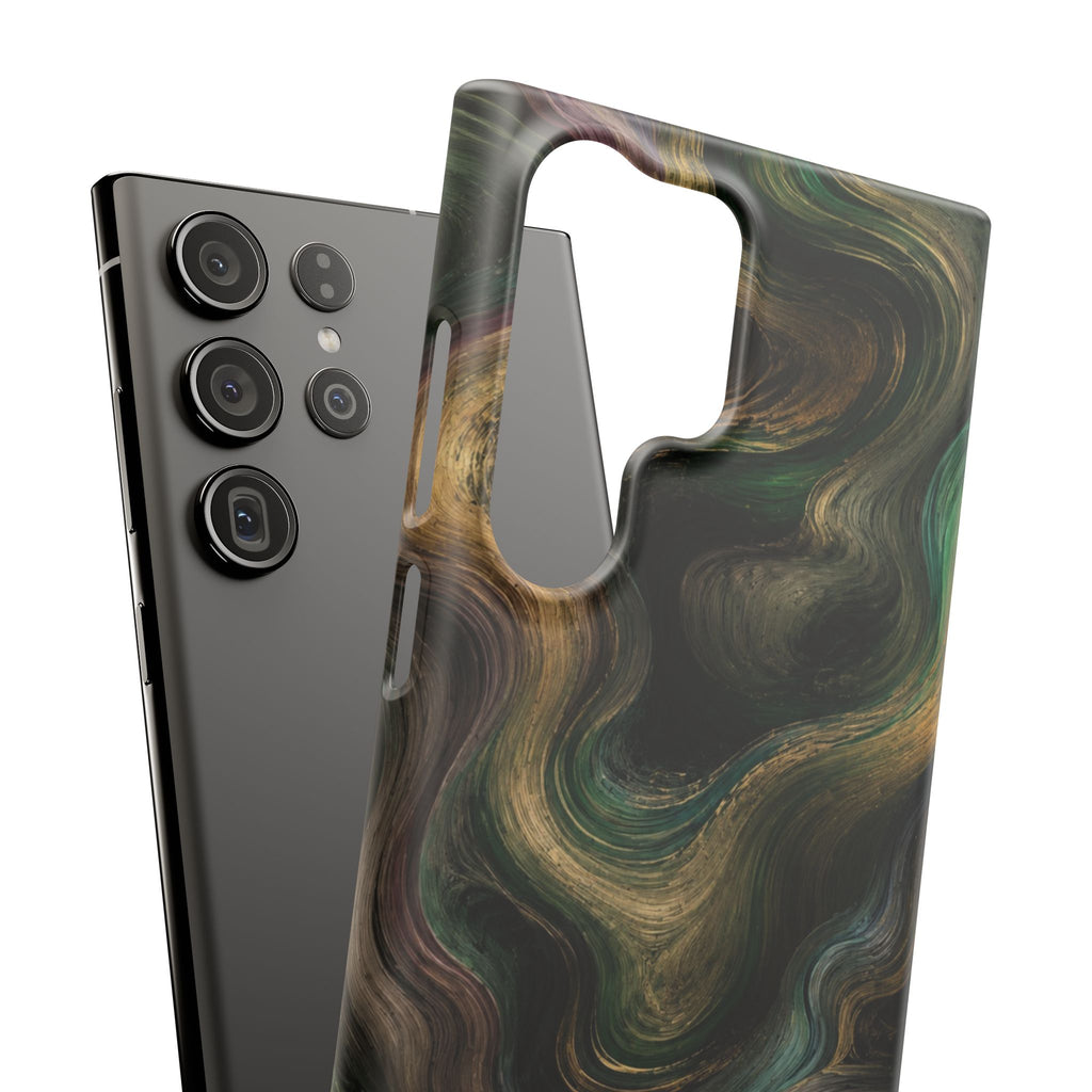 Marbled Forest Snap Phone Case