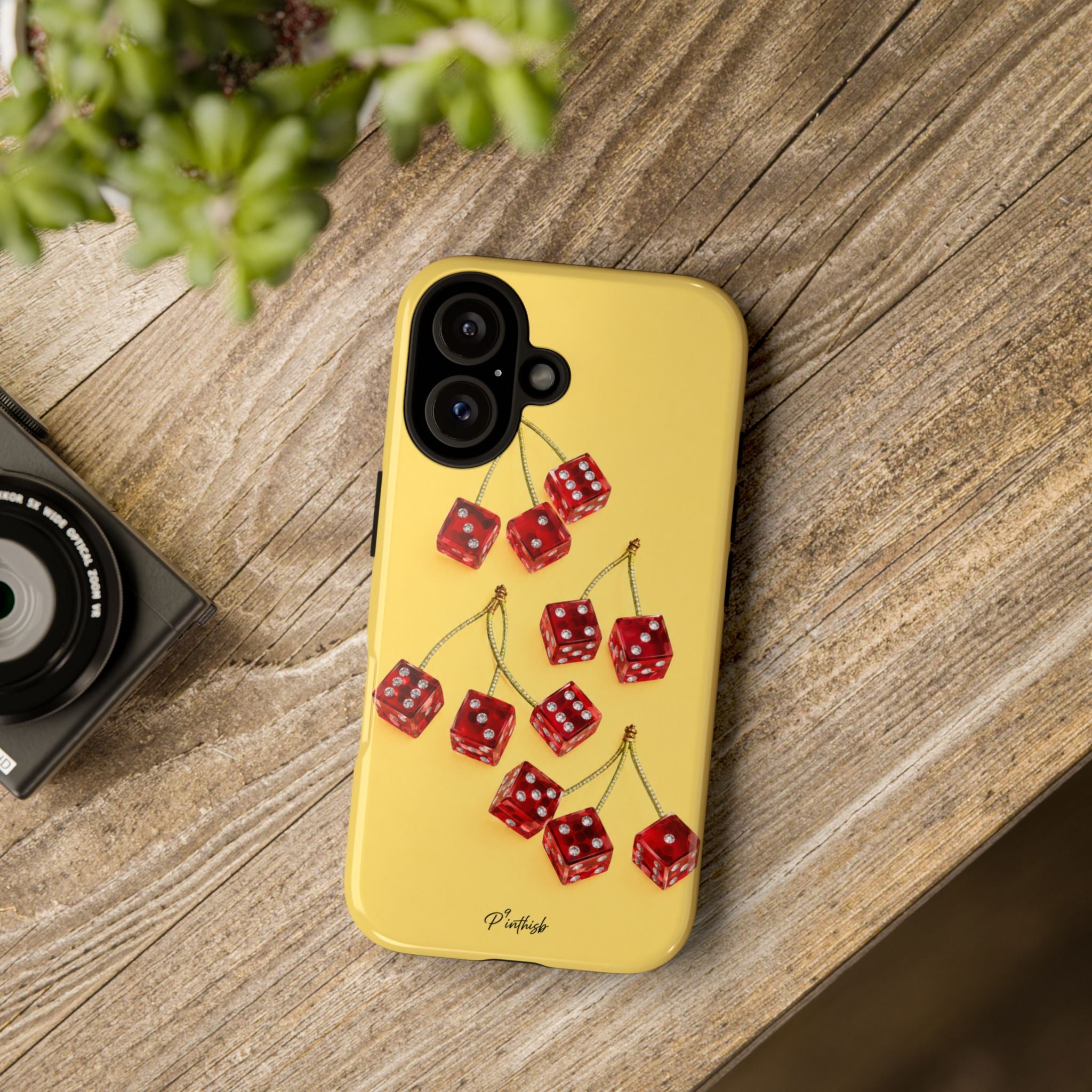 Cherry Dice Tough Phone Case