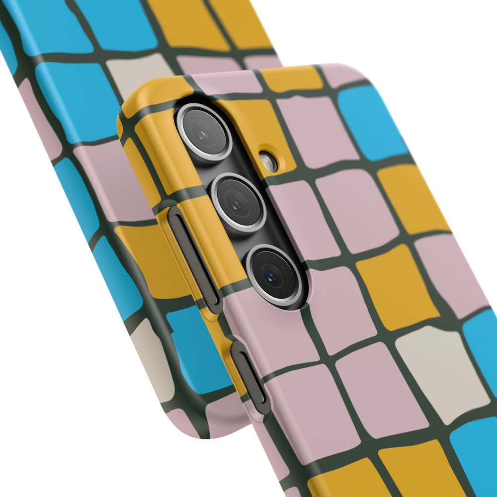 Color Grid Snap Phone Case