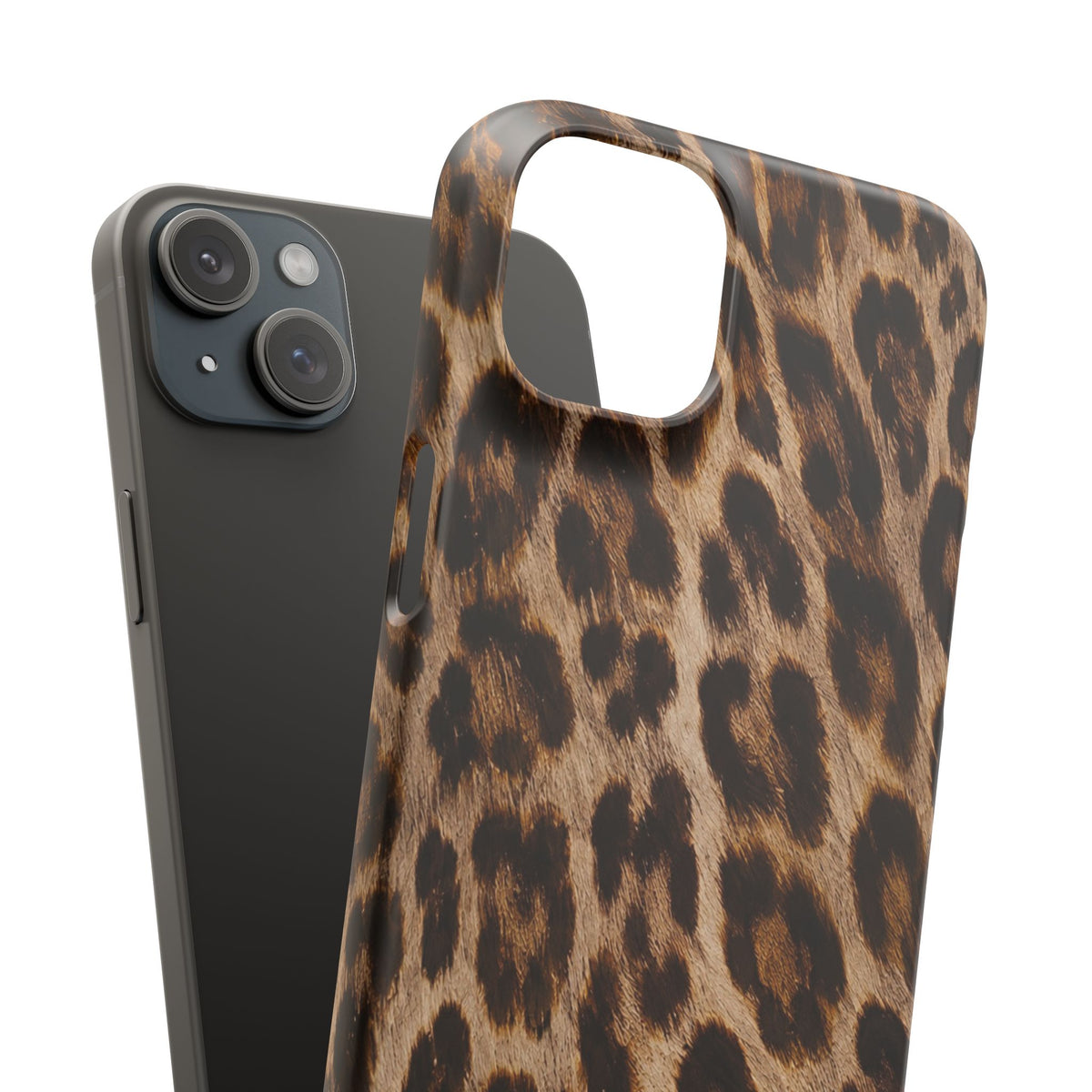 Leopard Print Snap Phone Case