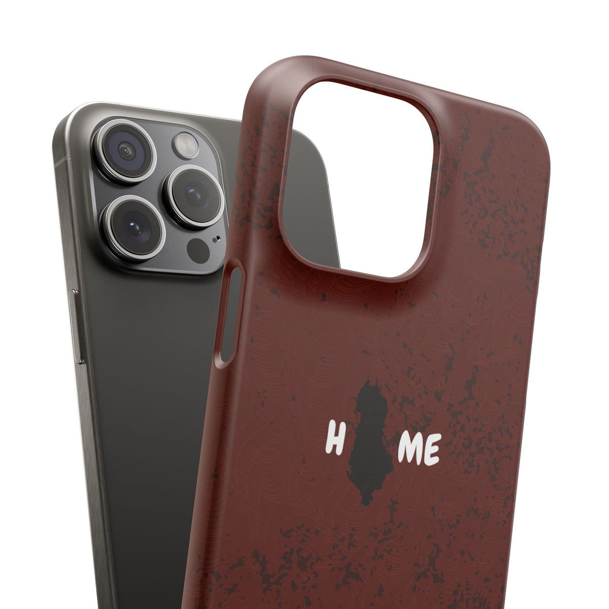 "HOME" Albania Snap Case