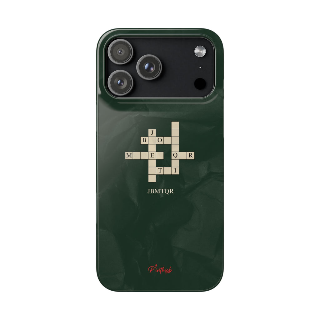 "JBMTQR crossword" Snap Phone Case