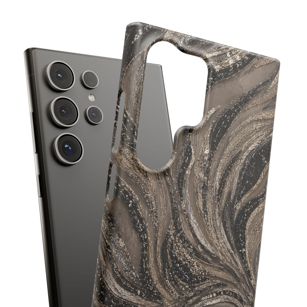 Neutral Swirl Protective Snap Case