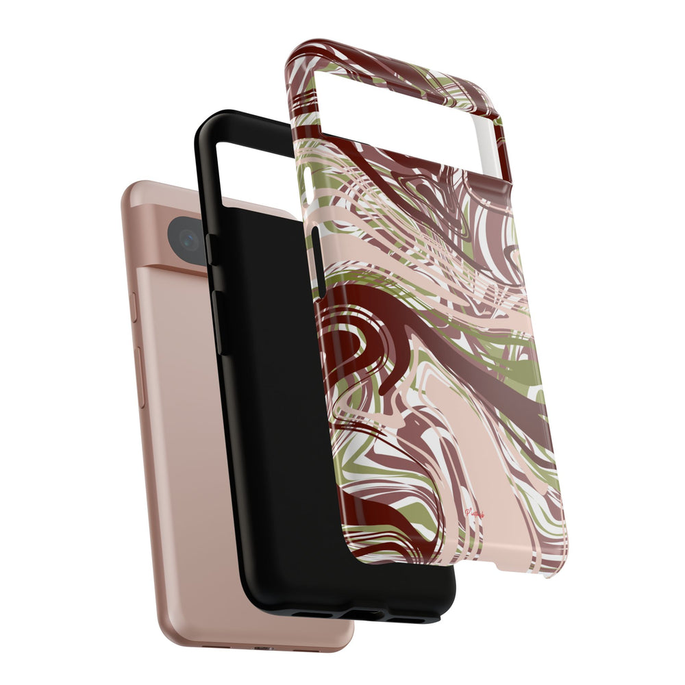 Abstract Marbled Tough Phone Case