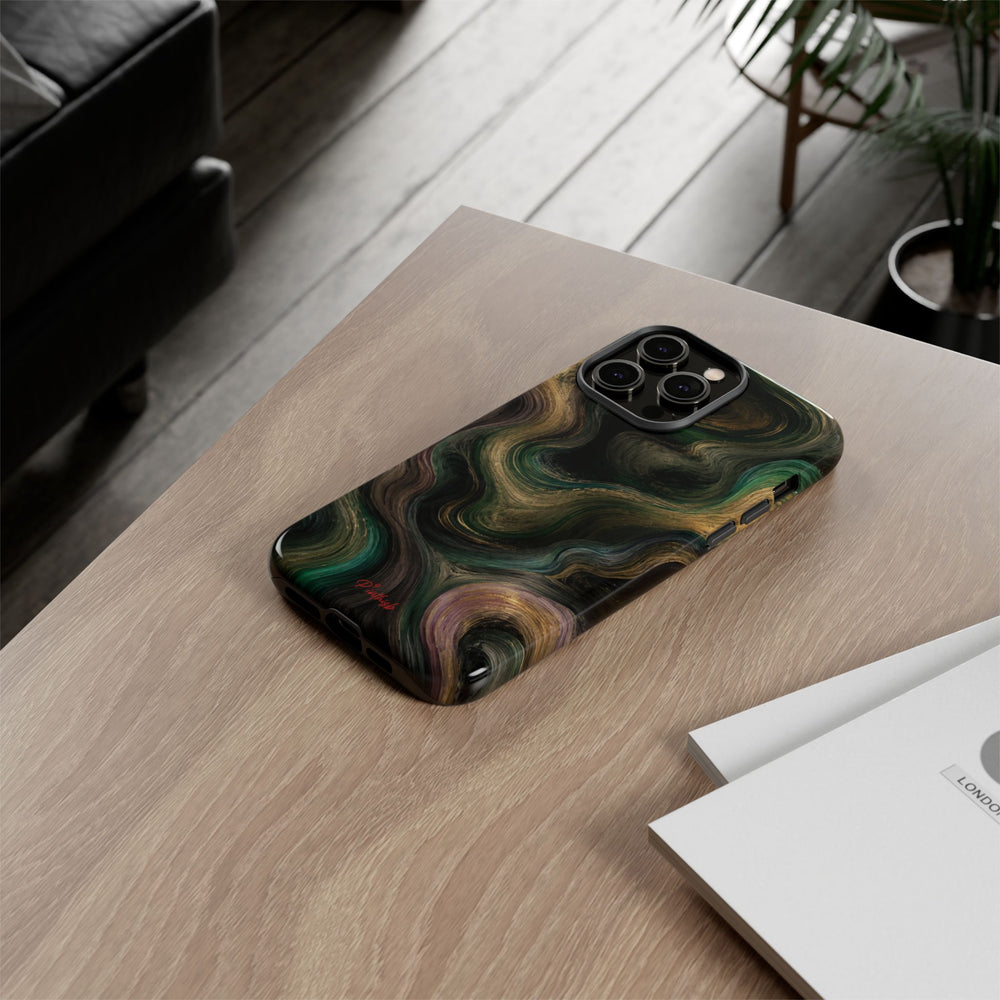 Marbled Forest Tough Phone Case